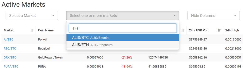 CoinExchange 仮想通貨 ALIS アリス 購入 登録 方法 紹介