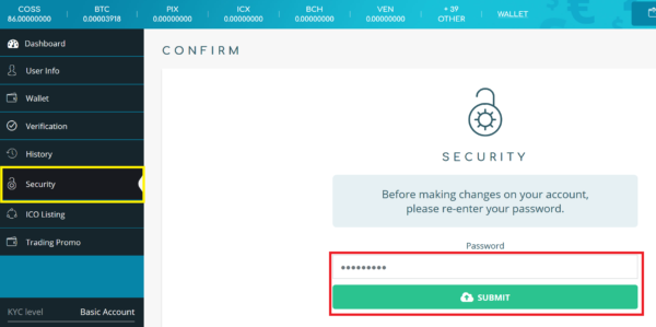 仮想通貨取引所 COSS 配当 貰える 特徴 登録方法 購入方法 ご紹介