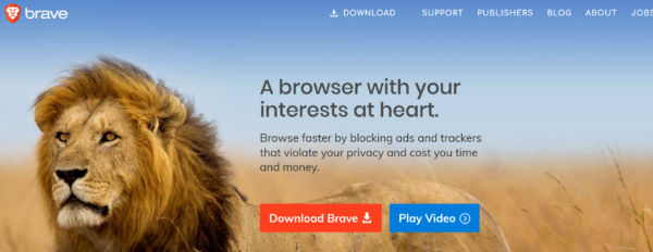 高速 ウェブブラウザ Brave 使い方 パブリッシャー登録